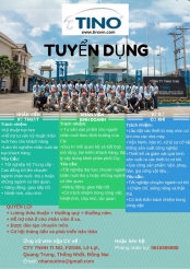 TH&Ocirc;NG B&Aacute;O TUYỂN DỤNG